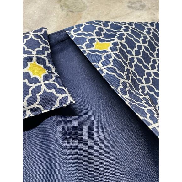 DMC Armchair Needlework Organizer Blue White 20" x 12.25" Dimensions - Picture 5 of 10